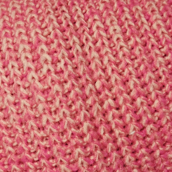 Loft pink knit crochet bishop sleeve Sweater jumper size XS - Picture 6 of 7